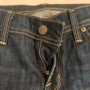 Citizens of humanity dark low rise straight jeans